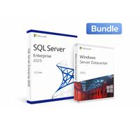 Paquete de Microsoft Windows Server 2025 Datacenter + SQL Server 2025 Enterprise