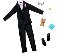 Paquete de moda de novios de ropa de Barbie para Ken Doll en el da del da de la boda con accesorios para un aspecto completo