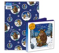 Paquete de Navidad, paquete de Navidad The Gruffalo, tarjetas en caja de Navidad, papel de regalo de Navidad, envoltura de regalo de Navidad Gruffalo y tarjetas