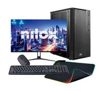 Paquete de ordenador PC-ATOM + Monitor FHD + Teclado/ratón + Alfombrilla RGB
