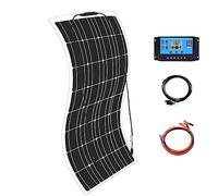 Paquete de paneles solares, kit de panel solar monocristalino de 800 W con regulador solar de 60 A, paquete de 2 para casa, caravana y barco (One)