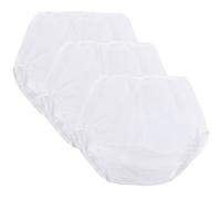 Paquete De Pantalones De Plástico para Incontinencia Calzoncillos De Protección contra Reutilizables Lavables Braga para La Incontinencia para Adultos Cubrepañales De Tela E,Waist 55cm