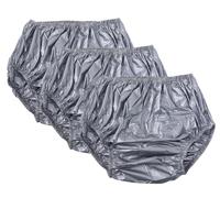 Paquete De Pantalones De Plástico para Incontinencia Calzoncillos De Protección contra Reutilizables Lavables Braga para La Incontinencia para Adultos Cubrepañales De Tela A,Waist 70cm