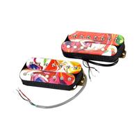 Paquete de pastilla de guitarra de repuesto fácil de instalar para guitarras eléctricas, cuello y puente, para pastillas de guitarra sin ruido