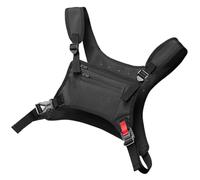 Paquete de pecho ajustable, bolsa deportiva para correr, paquete de equipo de entrenamiento, resistente al agua, capacidad de almacenamiento adicional, 8.5 x 16.54 pulgadas tanto para ejercicio casual