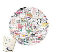Paquete de pegatinas de citas en español - vinilo impermeable, conjunto de etiquetas motivacionales | 120x frases creativas estéticas para portátil portátil botella de skate scrapbooking decoración pa