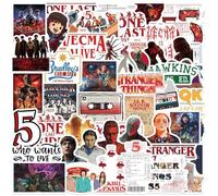 Paquete de pegatinas de Stranger 50 unidades, programa de televisión para portátil, teléfono, monopatín, álbumes de recortes, parachoques, regalos para niños, adolescentes y adultos