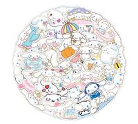 Paquete de Pegatinas,Pegatina Cinnamoroll 50 PCS Laptop Stickers para Ordenador Portátil, Patinete, Snowboard, Maleta, Bicicleta, Parachoques de Coche