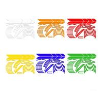 Paquete de pegatinas reflectantes para xiaomi para scooter M365 cuerpo hecho de PVC para mejorar el reconocimiento en escenarios nocturnos o con poca luz (100% blanco)
