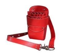 Paquete de peluquería， For Guardar Tijeras, Horquillas for el Pelo, Estuche Porta Herramientas de peluquería for Mascotas(Red)