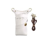 Paquete de peluquería， Funda for Peine de Tijeras con cinturón, Estuche for peluquería y SPA for peluqueros(White)
