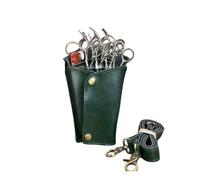 Paquete de peluquería， Llevar Equipo for el Cabello, Almacenamiento de salón, Bolsa Viaje, Estuche Cuero, Tijeras Peluquero, Funda for peluquería(Green)