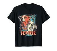 Paquete de Perros Never Bark Alone Pop Art Canine Lovers Camiseta