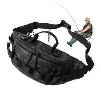 Paquete de pesca Fanny, resistente al agua Fanny Storage Pack, multifuncional al aire libre Fly Fishing Bag, Hiking Fanny Bag for Men, Hiking Fanny Bag for Women, Outdoor Fishing Bag, Impermeable Fly