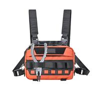 PAQUETE DE PETCHE - CONTRA SOBRE LA LEY MÁS PROPIEDAD PARA EL EXTRAIMIENTO | Soporte de teléfono para correr | Bolsa de pecho deportiva al aire libre - Portador de jogging de chaleco, naranja,