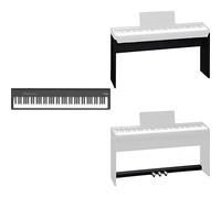 Paquete de piano digital Roland FP-30X en negro + soporte KSC-70-BK para piano digital + Kpd-70 unidad de pedal, negro