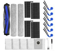 Paquete de piezas de repuesto de 19 piezas para ECOVACS para deebot T90 PRO para omni, X12 PRO, X9S Pro; filtros Hepa, cepillo de rodillo, bolsas de polvo, herramientas