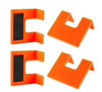 Paquete De Placa De Bisagra Adhesiva Magnética 2/4/6/10 Con Escala De Medición De Doble Para Montaje De Muebles Sin Costuras. Placa De Bisagra