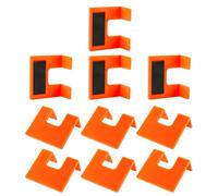 Paquete De Placa De Bisagra Adhesiva Magnética 2/4/6/10 Con Escala De Medición De Doble Para Montaje De Muebles Sin Costuras. Placa De Bisagra