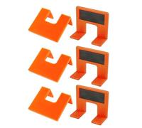 Paquete De Placa De Bisagra Adhesiva Magnética 2/4/6/10 Con Escala De Medición De Doble Para Montaje De Muebles Sin Costuras. Placa De Bisagra