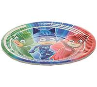 Paquete de platos de postre pequeños de 19 cm con diseño de PJ Masks/Héroes en Piyamas (8 unidades)