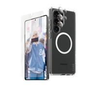 Paquete de protección 3 en 1 PANZERGLASS para Samsung Galaxy S25 Ultra (Funda + Protector de pantalla + Protector de cámara)