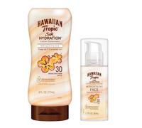 Paquete de protector solar Hawaiian Tropic FPS 30 de amplio espectro con hidrataci n de seda, ligero, con loci n de protecci n solar de 170 ml y