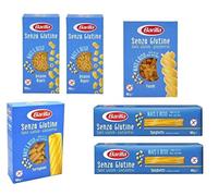 Paquete de prueba Barilla Senza Glutine Pasta sin gluten 2X Ditalini Rigati 2X Spaghetti 1x Fusilli 1x Tortiglioni (6 x 400 g)