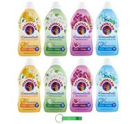 Paquete de prueba Chanteclair I Suavizante concentrado - 57 lavados, 4 fragancias diferentes, 8 x 1140 ml + llavero Beni Culinari gratis