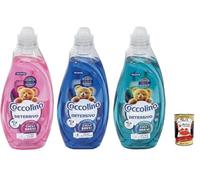 Paquete de prueba Coccolino Wonder Wash Ultra Clean Ultra Care Odor Protection Detergente líquido para la lavadora - Ideal corto ciclos 37 lavados 3 x 1480 ml + Polpa italiana Gourmet 400 g