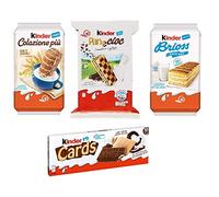Paquete de prueba Kinder Ferrero Brioss Colazione con Panecioc brioche Snack Cards