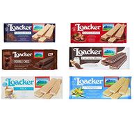 Paquete de prueba Loacker Oblea de galletas snack bizcochos 100% italianos (6 x 175 g)