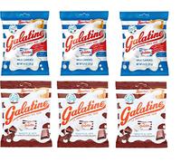 Paquete de prueba Sperlari Galatine 'Caramelos de leche rellenos de miel y yogur descremado' 3 x 125 g y caramelo de chocolate 3 x 115 g