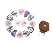 Paquete de Púas de GuitarraPúas de GuitarraPúas de Guitarra de Celuloide, Entonación Agradable Proporciona Púas de Guitarra Diseño Moderno Calibre Mediano Gran Regalo Púas de