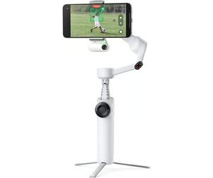 Paquete de rastreador con IA Insta360 Flow 2 en blanco cumbre