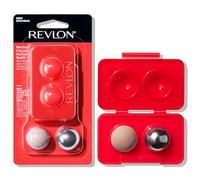 Paquete de recambio de rodillo facial Revlon absorbente y refrescante de aceite con piedras volcánicas y de acero inoxidable en estuche de almacenamiento, ecológico, fácil de limpiar, 1 unidad