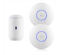 Paquete de red de alto rendimiento - Pasarela Cloud UDR7 WiFi 7 con Switch PoE + 2× Puntos de acceso WiFi 6 U6+ | Cobertura 3000 ft², Multi-Gig 2.5G/10G, Seguridad Avanzada