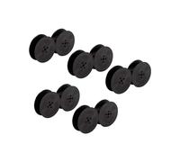 Paquete de Reemplazo de Bobina Doble de Cinta para MáQuina de Escribir de 5 Piezas para la MayoríA de las MáQuinas de Escribir, Negro