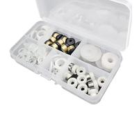 Paquete De Reemplazo De Sellos De Ducha Sin Aire De 5 Tamaños Herramienta De Arandelas Permanentes De 50 Piezas Instalación De Cortesía Para Centinelas Y Expansiones De Punta Rociadora Paquete De