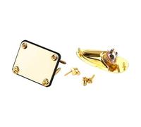Paquete de refuerzo de guitarra con placa de cuello, retenedores de árbol de cuerda, placa de enchufe de salida para montaje y estabilidad, placa de conexión del cuerpo del cuello de la guitarra