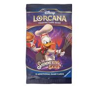 Paquete De Refuerzo Disney Lorcana Shimmering Skies 12 Cartas TCG En Inglés