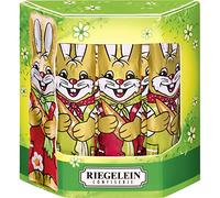 Paquete de regalo de conejitos laminados de chocolate sólido