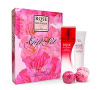 Rose of Bulgaria - Set de regalo (3 jabones hechos a mano, perfume y crema de manos)