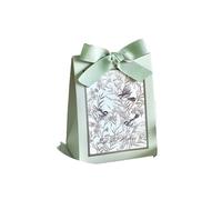 Paquete de regalos de fiesta, 10 Or 20 pcs Multicolor Wedding And Birthday Party Favor Candy Box With Ribbon Packaging(Green,1 count (Pack of 1))