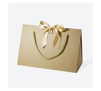 Paquete de regalos de fiesta, 5 Pcs Triangle Box Wedding Birthday Multicolor 30.5x15.2x19cm(Brown,1 count (Pack of 1))