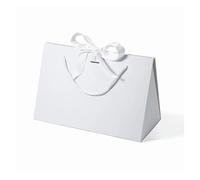 Paquete de regalos de fiesta, 5 Pcs Triangle Box Wedding Birthday Multicolor 30.5x15.2x19cm(Ivory,1 count (Pack of 1))