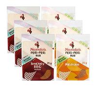 Paquete de sabores surtidos - Nando's Peri-Peri Flavour Rub 25g (Paquete de 6)