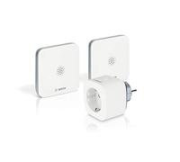 Paquete de Seguridad del Detector de Agua Bosch Smart Home con aplicación (Antideslizante, Compacto, con Llamada de Emergencia, ampliación de señal inalámbrica)
