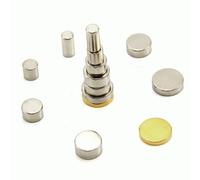 Paquete de Selección de Imanes de Disco Medio Para Artes, Manualidades, Fabricación de Modelos, Bricolaje, Pasatiempos, Oficina Y Hogar - Paquete de 14 Imanes