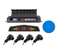 Paquete de Sensor de estacionamiento PNI Escort P16 A con 4 receptores Tipo OEM de 16 mm + Almohadilla Adhesiva Azul
